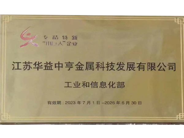 专精特新小巨人企业